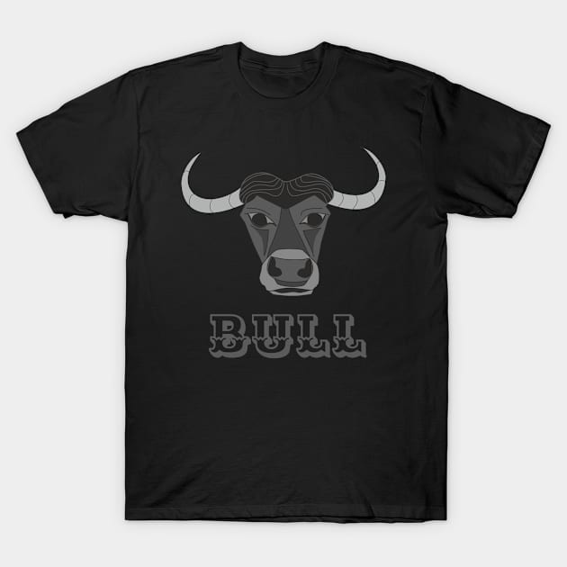 Bull T-Shirt by Alekvik